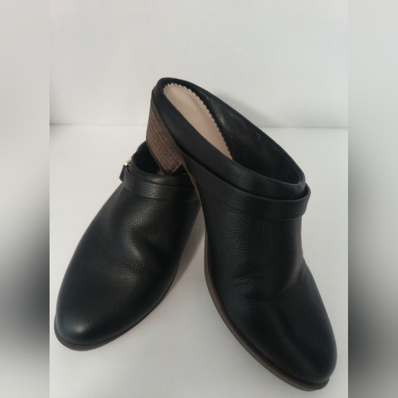 [2x$22] Crown & Ivy Black Mules / Size 9 / EUC - Picture 1 of 7